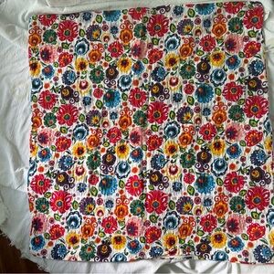 27 by 29 inches floral bright patterned euro pillow sham